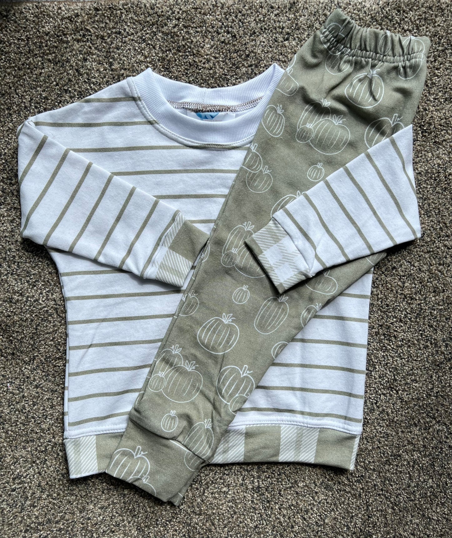 Lounge Pants and Striped Long Sleeve Dolman Set